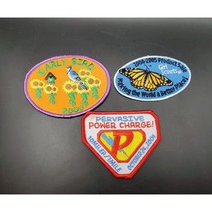 💚4/$20 Mixed Lot Girl Scout Patches 04-05 Product Sale Pervasive Power Charge